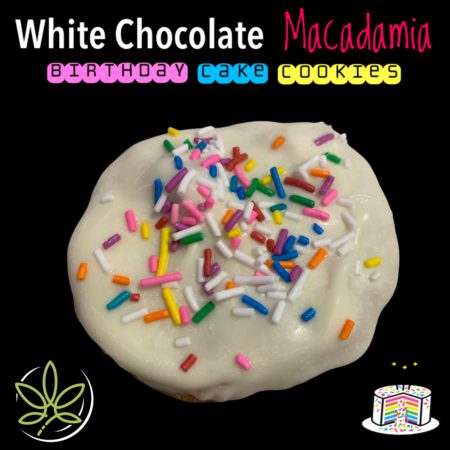 White Chocolate Macadamia Birthday Cake Cookies (200mg)